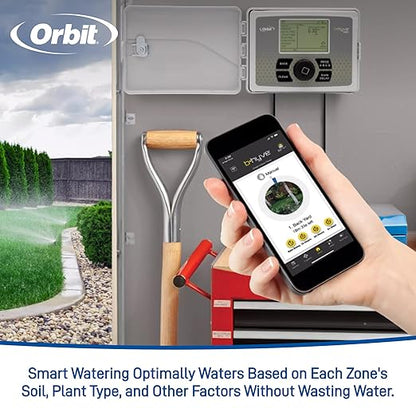 Orbit 57946 B-hyve 6-Zone Smart Indoor/Outdoor Sprinkler Controller