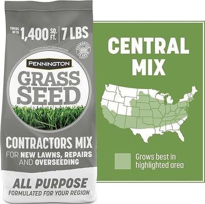 Pennington Contractors Grass Seed Mix Central 7 lb