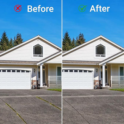 58in Crack Weeder with Spring Steel L-Shaped Blade Adjustable Stainless Steel Handle Garden Crevice Weeding Tool for Sidewalks, Driveways, and Patios