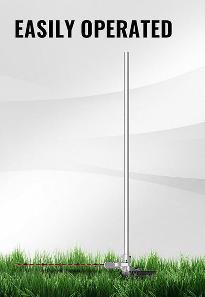 SUNSEEKER 16" Hedge Trimmer Attachment Universal, Dual Action Articulating,Heavy Duty Steel Material, 12 Angle Positon, Gas Powered, Grey/Black