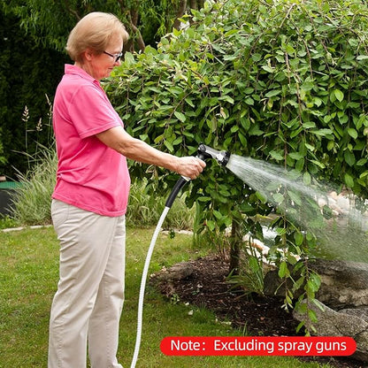 SPECILITE Stainless Steel Garden Water Hose 100 FT, Flexible and Lightweight Pipe, Non-Expandable Heavy Duty Metal Waterhose with Brass Fittings for Reel, Yard, Outdoor, Boat