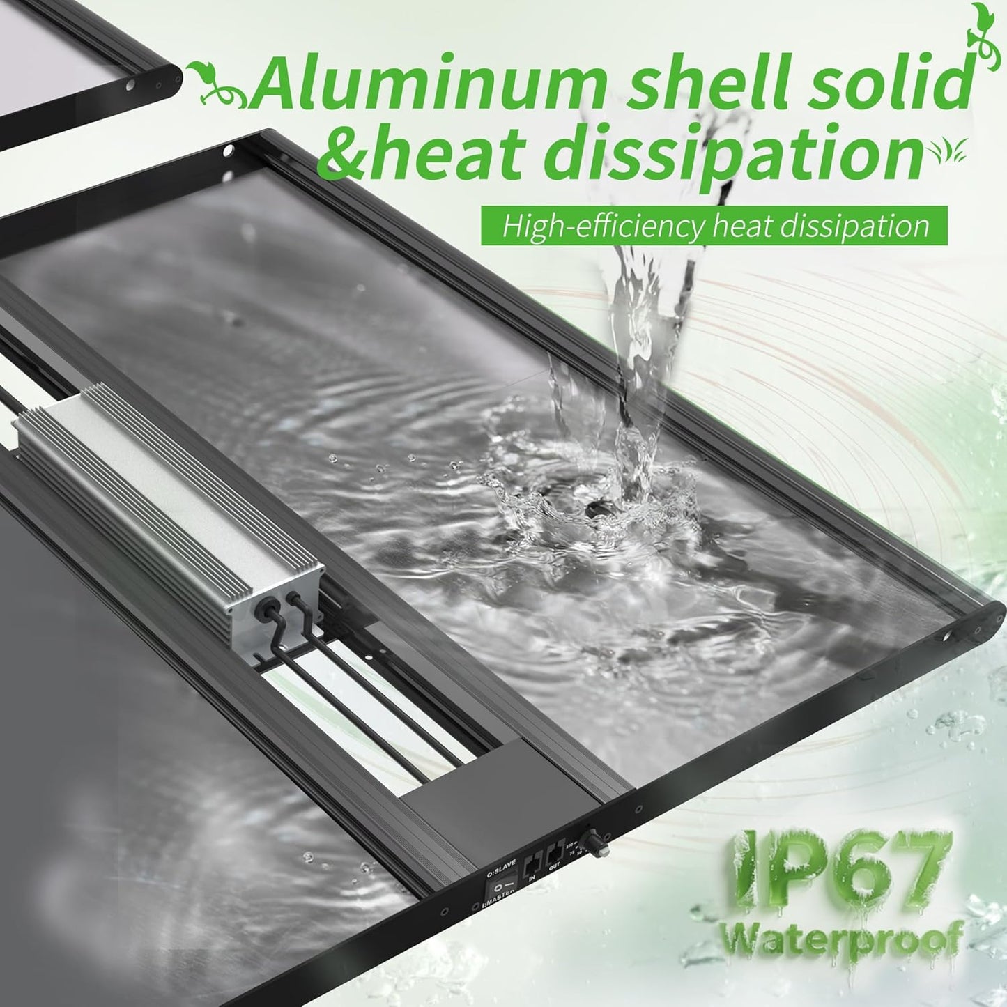 FARMLITE Grow Light for Indoor Plants Quantum Board Grow Light Full Spectrum Led Grow Lights Growing Lamp Daisy Chain Dimmable (400Watts)