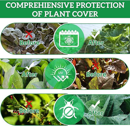 Plant Covers Freeze Protection 10 ft x 30 ft Fabric Frost Cloths for Outdoor Plants 1oz/yd² Floating Row Plant Blankets for Winter Frost Sun Protection