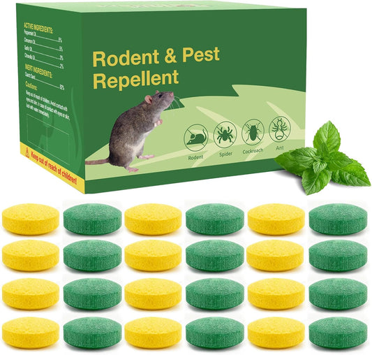 Peppermint Oil Rodent Repllent (40, Yellow and Green)