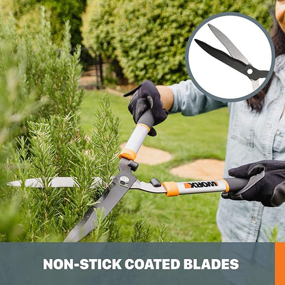 Worx WG062 9" Steel Blade Hedge Shears