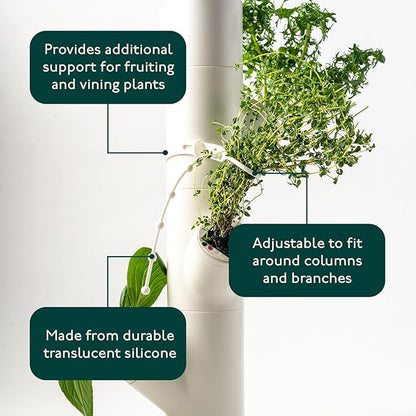 GARDYN Plant Belts – 5 Pack (for use with All Indoor Garden Hydroponics Growing Systems & Vertical Hydroponic Garden Towers) Hydroponic Accessories That give Fruiting Indoor Plants The Support Needed