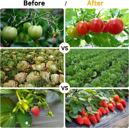 Grow Lights for Indoor Plants, 16" Full Spectrum Plant Grow Light Strips with Upgrade Timer 6/12/16 Hrs, 5 Dimmable Levels, 120 LEDs Sunlight Growing Lamp for Indoor Greenhouse, Seedlings