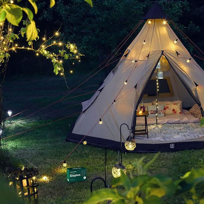 FEED GARDEN 8 Inch 100 Pack Galvanized Landscape Staples 11 Gauge Anti-Rust Garden Stakes Landscaping Fabric SOD Pins Yard Stakes for Weed Barrier Fabric