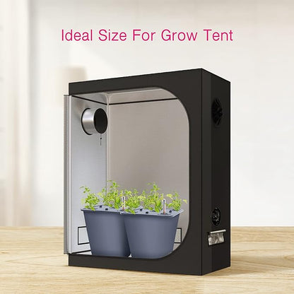 2 Hydroponic Buckets Kit for Plants, Hydroponics Growing System for Herbs/Tomato/Vegetables, DWC System with Air Pump & Germination Tray (Complete Indoor Hydroponic Gardening Supplies)