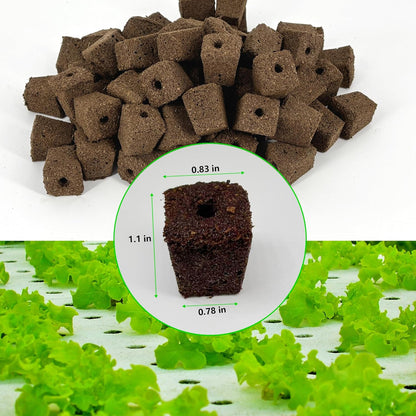 80Pcs Hydroponic Grow Sponges and 40Pcs Grow Baskets for Hydroponics Growing System，Ideal for NFT Systems，Seedling Starter Kit for Soilless Cultivation