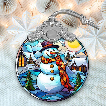 Snowman Christmas Ornament, Winter Gift for Xmas, Holiday Decor