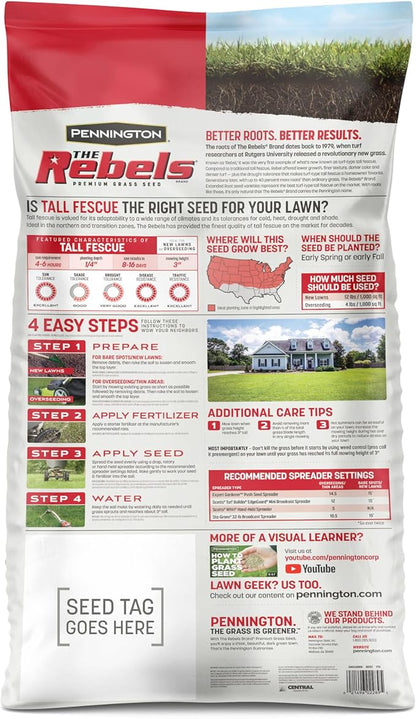 Pennington The Rebels Tall Fescue Grass Seed Mix 20 lb