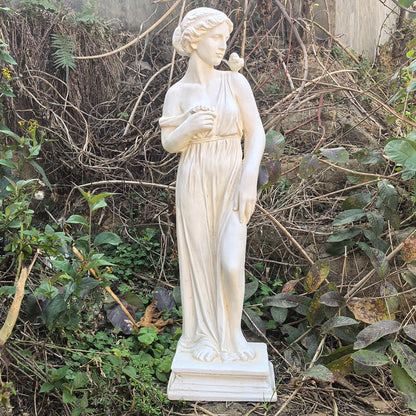 Outdoor Statue, Nymph Sculpture Goddess of Greek Mythology Roman Style for Garden Patio Yard Lawn Porch Decor (Nymph)