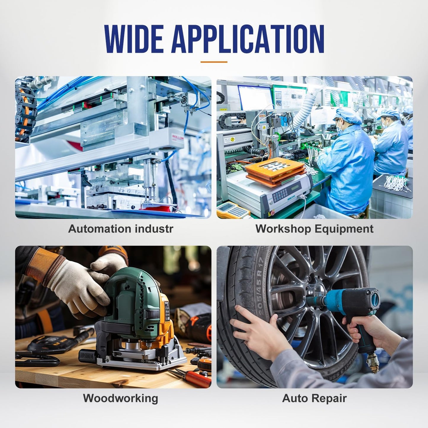 60pcs 1/8" Push to Connect Fittings, 1/8 inch OD Air Hose Tubing Air Line Fittings Pneumatic Quick Connects Kit (Tee, Straights, Elbows, Splitters,Plugs)