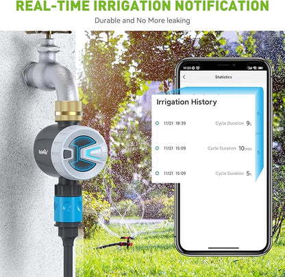 RAINPOINT Sprinkler Timer, Bluetooth Water Timer for Garden Hose, Smart Irrigation Controller, APP Remote Control (Bluetooth Connection)