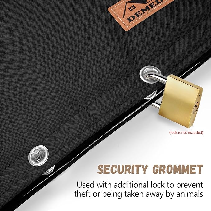 Backflow Preventer Insulation Cover - 2 Way Opening Pipe Insulation Cover for Irrigation Valve, Sprinkler Cover for Outside - Winter Freeze Protection Backflow Cover - 18" W x 34" H, Black