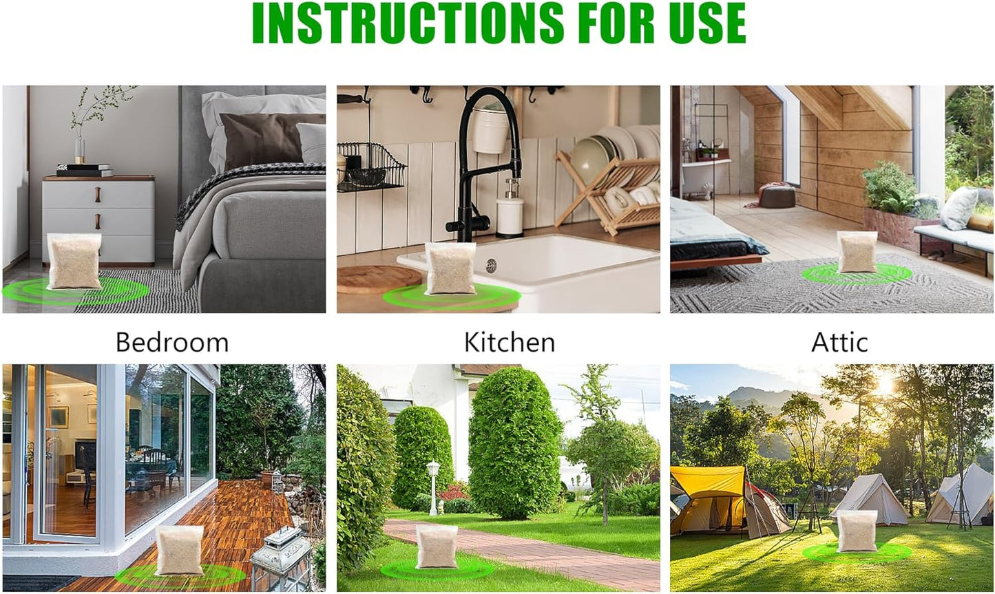 Pest Repellent ， Moth Balls for Outdoor use， Keep Pest Away Repel Mice and Rats, Roach, Ant, Spider, Mosquito & Moth（8BALLS）