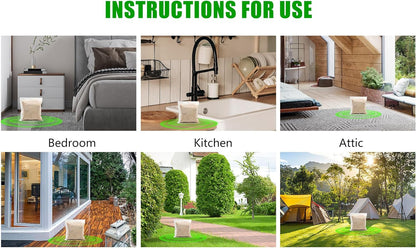 Pest Repellent ， Moth Balls for Outdoor use， Keep Pest Away Repel Mice and Rats, Roach, Ant, Spider, Mosquito & Moth（8BALLS）