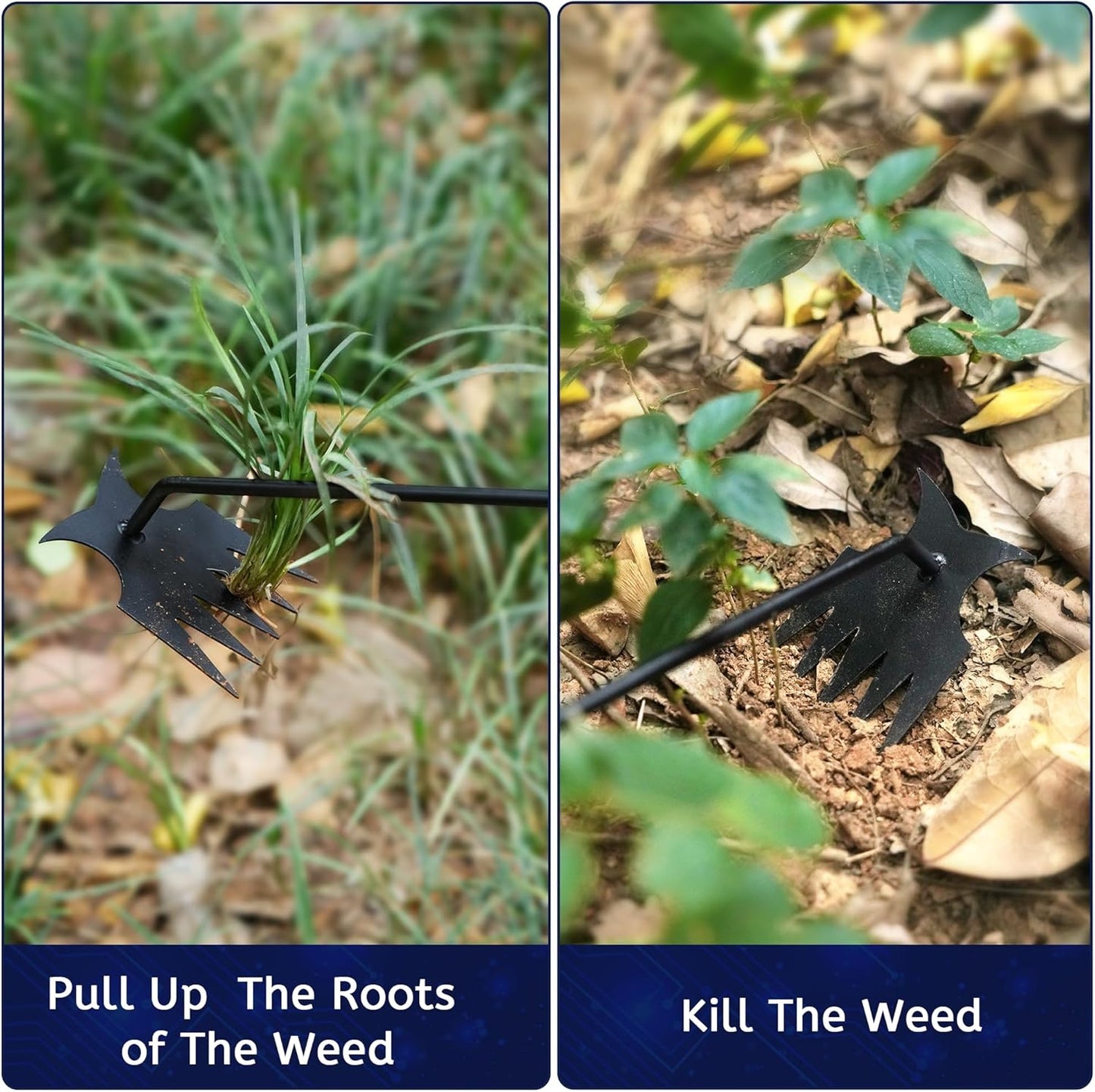 Propane Torch Weed Burner, 35" Long Arm Weed Torch Include a Weed Rake, Fire Starter, Charcoal Starter, Blow Torch with Flame Control and Igniter for Roof, Wood, Ice, Snow (Tank not included)