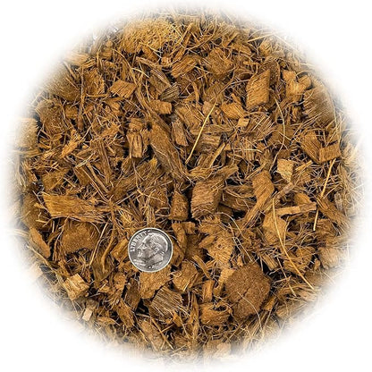 Premium Coconut Husk Chips and Fibers Mix for Orchids - 20 Quart - Houseplant, Monstera and Fiddle Leaf Fig by GARDENERA (4 Bags of 5 Quart)