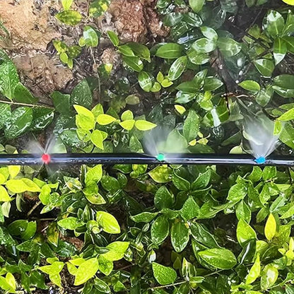 RONYOUNG 360PCS Drip Irrigation Emitters, Micro Sprinkler Heads Irrigation Misting Sprinkler Refraction Micro Sprayer Irrigation Misting Nozzles (90/180/360 Degrees)