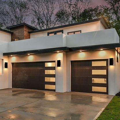 Modern Outdoor Wall Light Black Up and Down Lights Outdoor 10" LED Exterior Lighting Fixtures for House, Porch Outside Lights for Entryway Front Door Patio Garage (10W, 3000K/4500K/6000K)