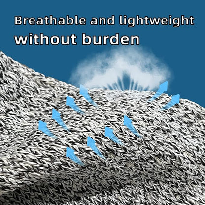 MIG4U Cut Resistant Sleeves 2 Pairs, Forearm Protection Level 5 Protective Guards with Hole for Working, Gardening, Mechanic