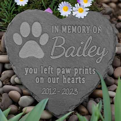 Pet Memorial Gifts, Personalized Pet Memorial Stone, Pet Remembrance Gift, in Memory of Dog Cat, Loss of Pet Sympathy Gift, Dog Memorial Gifts for Loss of Dog, Pet Loss Gift - 6*6 Inches Stone