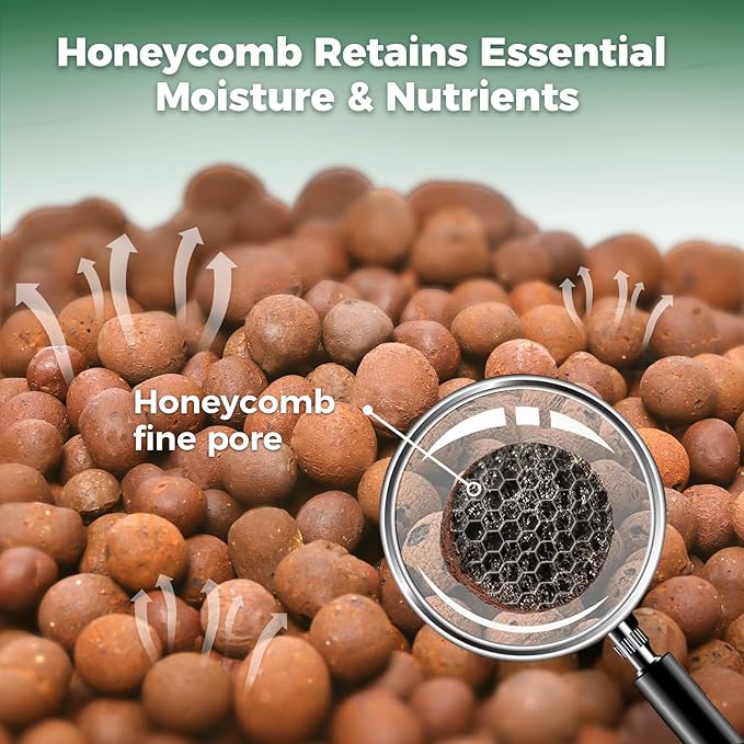 T4U Leca Clay Pebbles for Plants, 11.5qt 10-20 mm Clay Balls for Indoor Plants, Natural Clay Pebbles for Orchid Potting Mix, Hydroponic, Leca Pots, Plant Drainage, Garden Soil