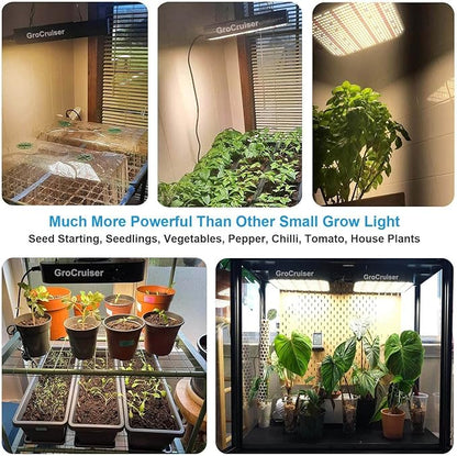 1000W LED Grow Light Dimmable, UV-IR Included Full Spectrum Plant Light for Indoor Growing, 2x2 ft Plant Growing Lamps with Daisy Chain Function, Quiet Built-in Fan