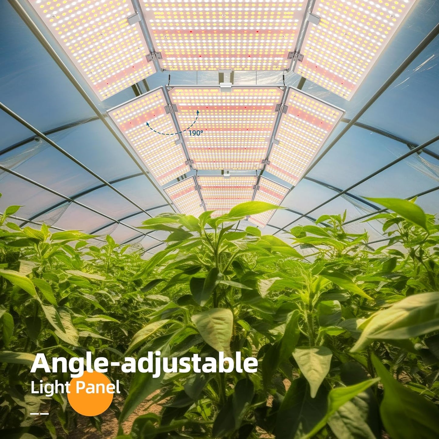 Barrina 480W BU4800 Dimmable LED Grow Lights, for 4x4/5x5 Grow Tent, Full Spectrum with IR, Daisy Chain Adjustable Light Panel, 1376 LEDs, Grow Lights for Indoor Plants Seed Veg Blooming