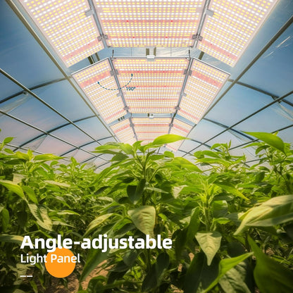 Barrina 480W BU4800 Dimmable LED Grow Lights, for 4x4/5x5 Grow Tent, Full Spectrum with IR, Daisy Chain Adjustable Light Panel, 1376 LEDs, Grow Lights for Indoor Plants Seed Veg Blooming