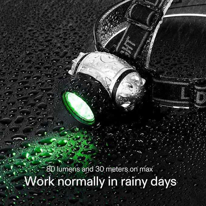 VIVOSUN 2 Pack 19 Bulbs High Intensity LED Green Light Grow Room Headlight