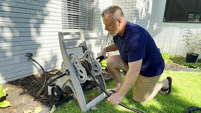 Atlantic Heavy Duty Garden Hose 3 ft x 5/8 Inch Black Color, Short Connection Leader Hose with Solid Brass Connectors (3 Feet)