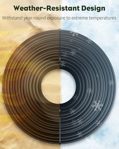 Pawfly 200 ft. 1/4 Drip Irrigation Tubing, Black Distribution Tubing for Drip Irrigation System, Polyethylene Drip Line, Drip Irrigation Hose Tube for Quick-Connect Drip Irrigation Emitters