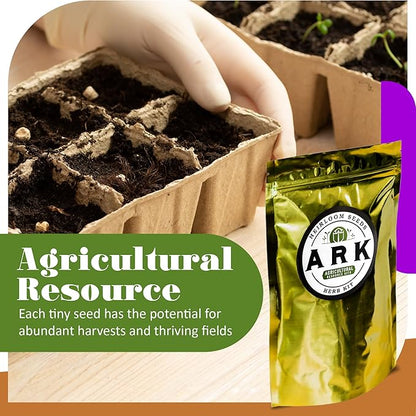 Herb Kit - 6,000+ Seeds for Cilantro, Basil, Dill, Oregano, Parsley, Chives, and Thyme - for Fresh Cooking - Grow Indoors or Outdoors - Ideal for Beginners and Gardening Enthusiasts