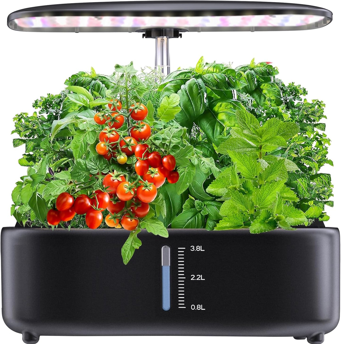 Hydroponics Growing System Kit - 12 Pods Indoor Herb Garden with LED Grow Light, Auto Timer, Adjustable Height up to 17" - Ideal for Home, Birthday & Mother's Day Gifts for Women