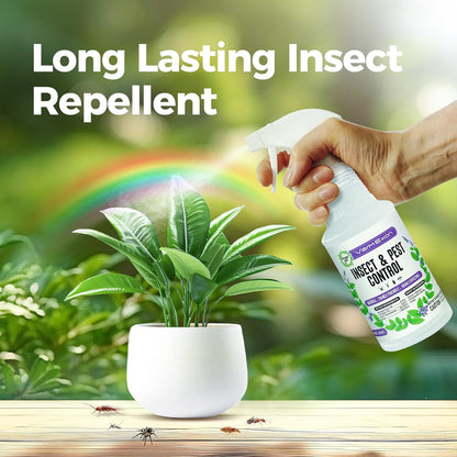 Peppermint Oil Insect & Pest Control Spray – 16oz Natural Plant-Based Bug Killer for Spiders, Ants, Flies, and Other Insects, Safe for Home & Kitchen Use
