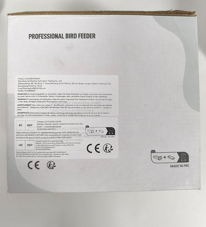 MrCrafts Solar Bird Feeder - Hanging Metal Bird House Feeder with Solar Lights, Outdoor Solar Lantern, Garden Decor for Outside, Unique Gifts for Mom, Grandma, Christmas