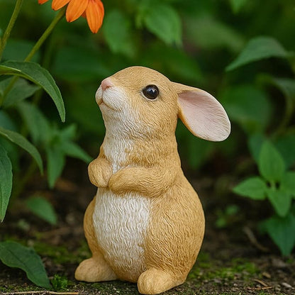 Sullivans Outdoor Garden Bunny Set of 3, 3.75" & 5" Spring Easter Bunnies Decoration Figurines for Gardens, Yard, Small Light Weight Baby Rabbit Garden Statues for Outside Patio, Porch, or Flower Pots