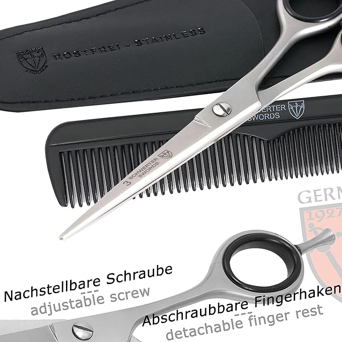 3 Swords Germany - Brand Quality Professional Hair Scissors, Extra Sharp (625)