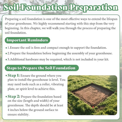 AMERLIFE 36x10x7 FT Large Walk-in Tunnel Greenhouses for Outdoors with Watering System 2 Zipper Doors, Heavy Duty Greenhouse Upgraded Galvanized Steel Frame 12 Windows, Green/White