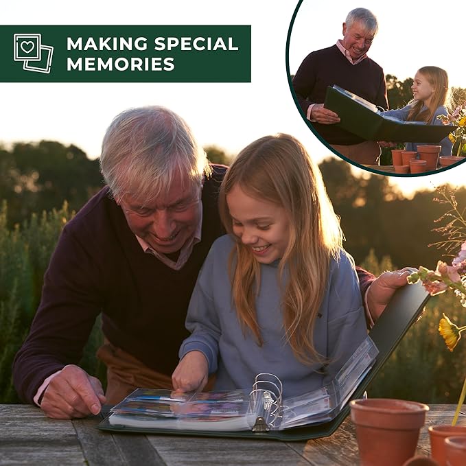 Seed Storage Organizer Binder - Seed Packet Organizer with 50 Pack Sheet Protectors That Stores 200 Seed Envelopes. Seed Storage Binder Delivering Complete Seed Saving Kit for Every Garden Lover.