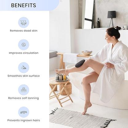 Korean Exfoliating Mitt for Remove Dead Skin. 2 Pack 100% Viscose Kessa Deep Exfoliating Gloves for Body Scrub, Keratosis Pilaris and Self Tanning Removal. Easily Smooth Skin Surface.