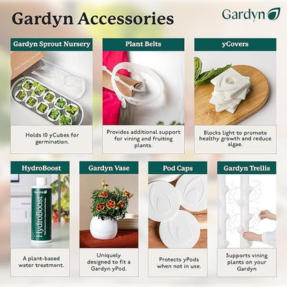 Gardyn yCovers - Use with All Gardyn Vertical Indoor Garden Hydroponics Growing System Kits & Tower Indoor Gardens - Fit Perfectly on yCubes - Hydroponic Accessories - 5 Pack