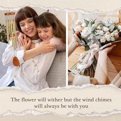 Gifts for Mom & Daughter, Mom & Daughters Wind Chimes, Mother‘s Day Best Gift Ideas, Birthday Gift for Mother and Daughters, Gifts for Mother's Day Birthday Valentines Christmas