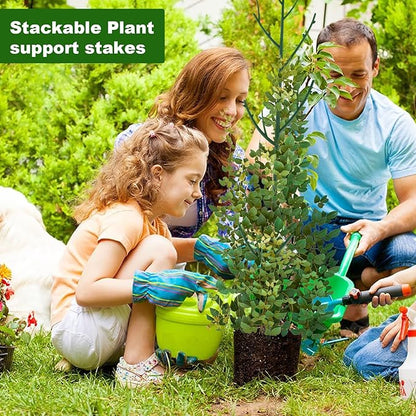 6 Pack Stackable Monstera Plant Support, Plant Stakes for Indoor and Outdoor Plants Use, Garden Stakes for Climbing and Potted Plants, Pothos, Philodendron