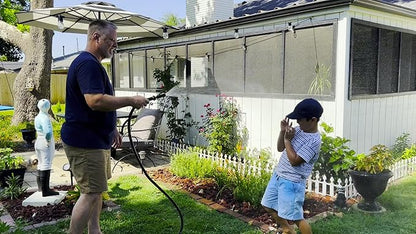 Atlantic Heavy Duty Garden Hose 5 ft x 5/8 Inch Black Color, Short Connection Leader Hose with Male-Female Connectors (5 Feet)