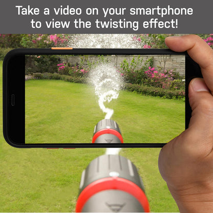 Eden 96845 Pro Metal Thumb-Control Straight 4-Pattern Turbo Nozzle W/Quick Connector Starter Set, High Pressure Garden Sprayer for Hose