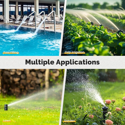 MOES Sprinkler Timer, Brass Inlet & Outlet, Programmable Automatic Irrigation Controller, Rain Delay, Manual Watering, 1 Zone Water Hose Timers for Gardens, Lawns, and Hose Systems